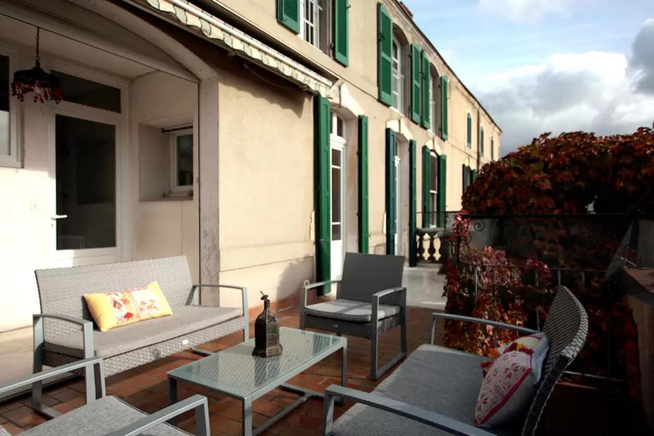 Maison de maître à BRAM # Jacuzzi Extérieur photo